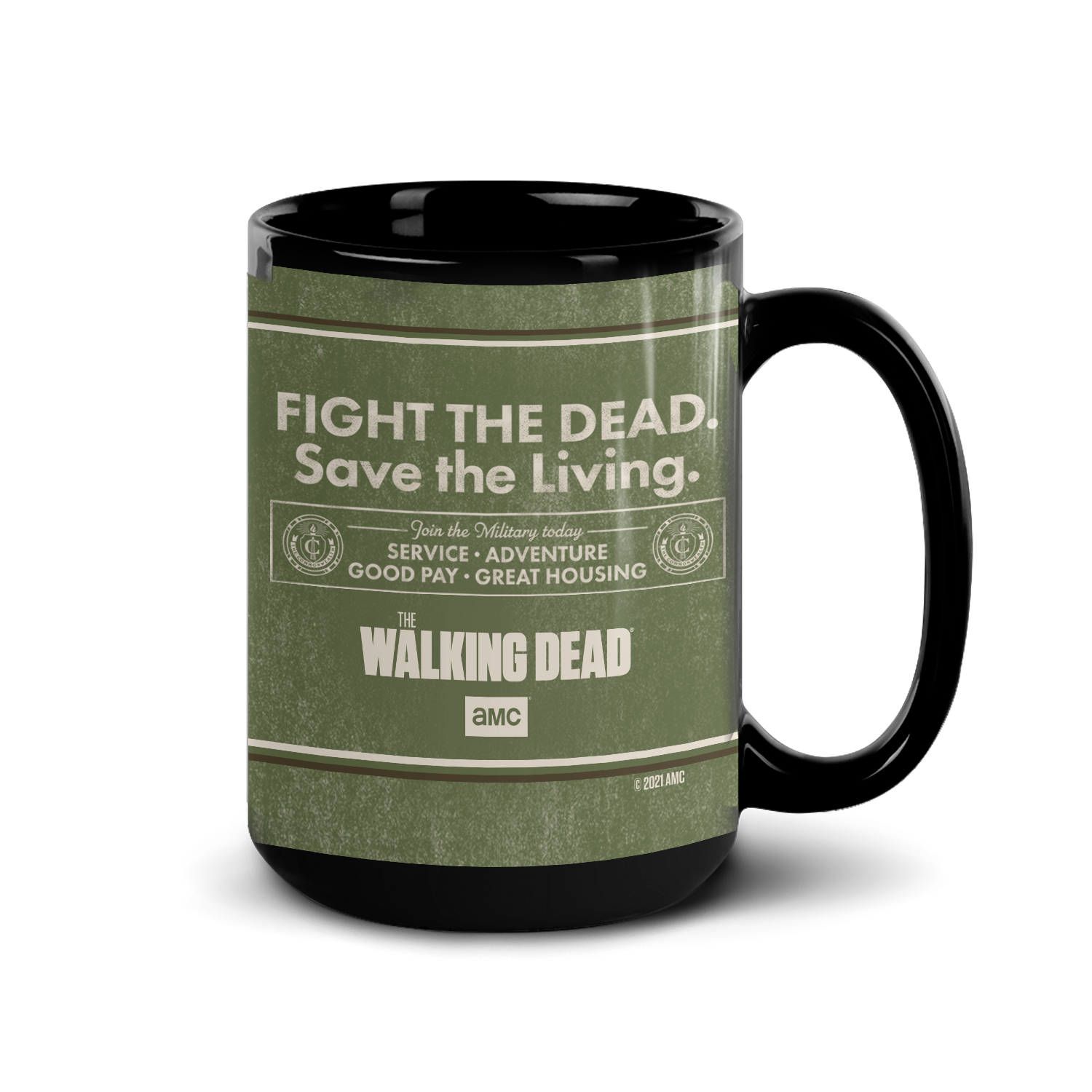 The Walking Dead Commonwealth Poster Black Mug-5
