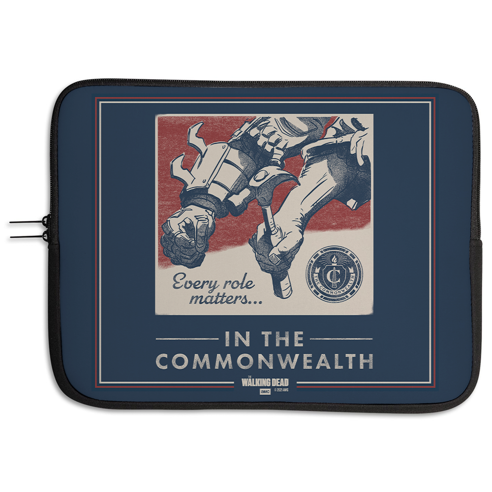 The Walking Dead Commonwealth Poster Neoprene Laptop Sleeve