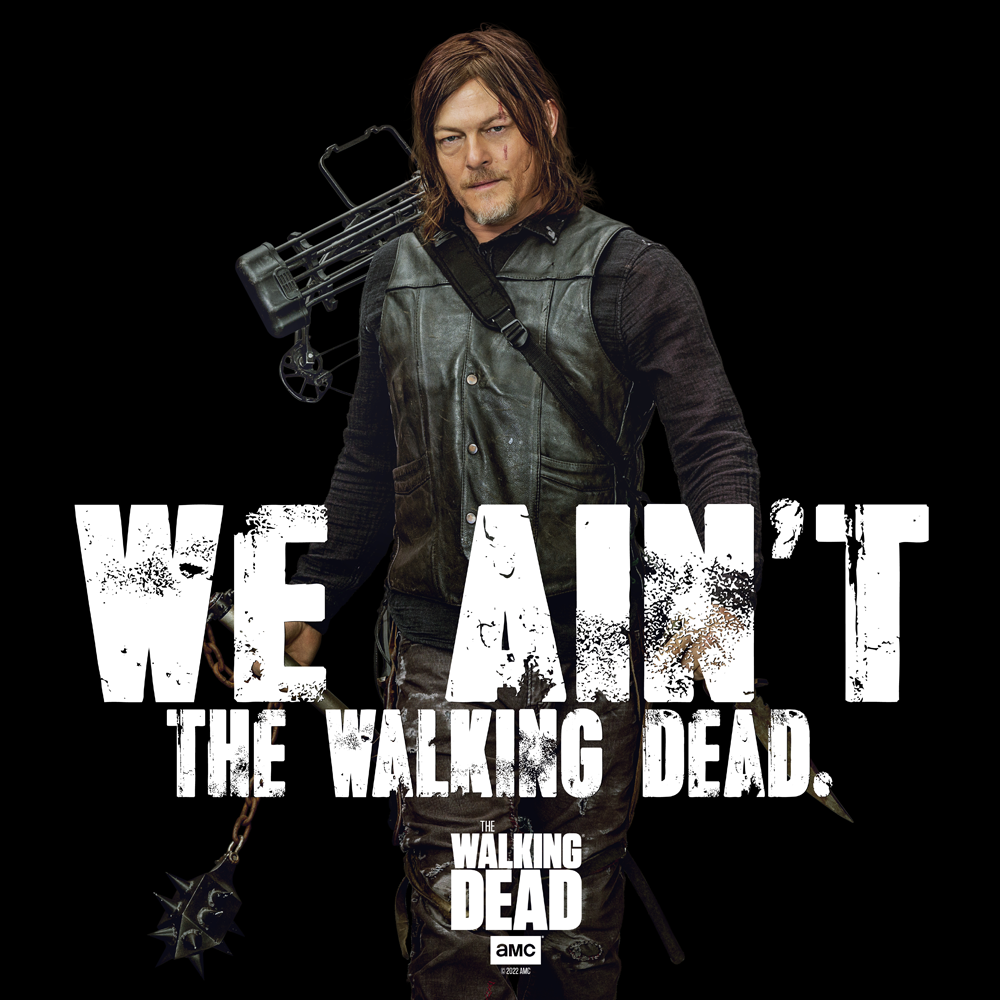 The Walking Dead We Ain't The Walking Dead Premium Satin Poster