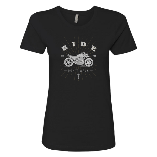 The Walking Dead Daryl Ride Don't Walk Women's Short Sleeve T-Shirt-0