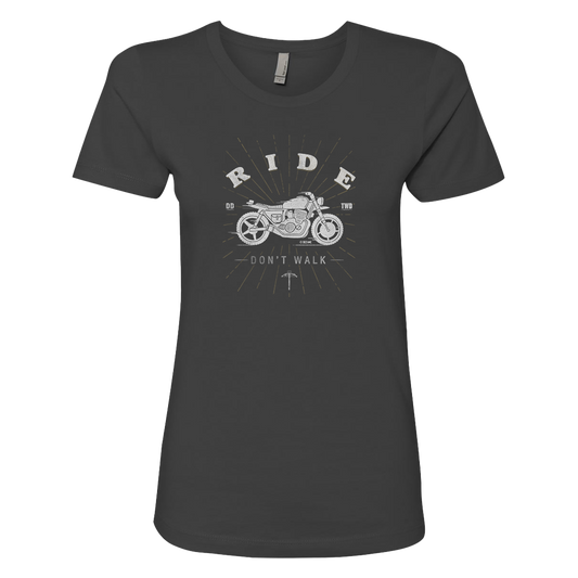 The Walking Dead Daryl Ride Don't Walk Women's Short Sleeve T-Shirt-2