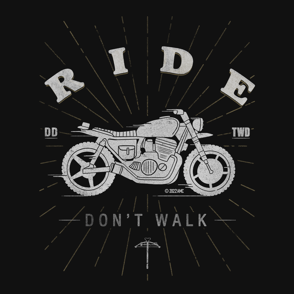 The Walking Dead Daryl Ride Don't Walk Women's Short Sleeve T-Shirt