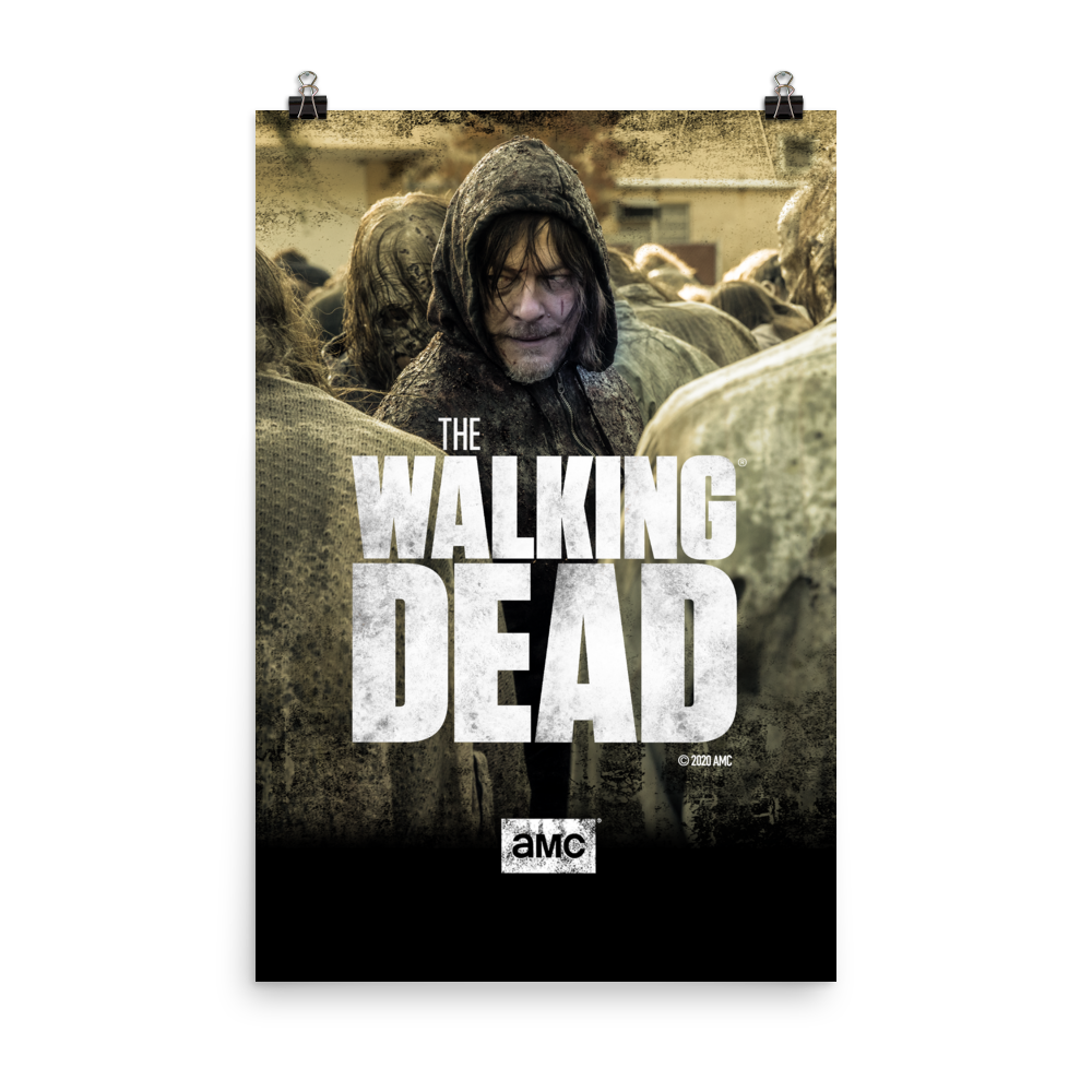 The Walking Dead Daryl Season 10 Premium Satin Poster