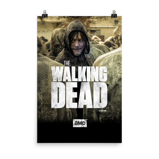 The Walking Dead Daryl Season 10 Premium Satin Poster-1