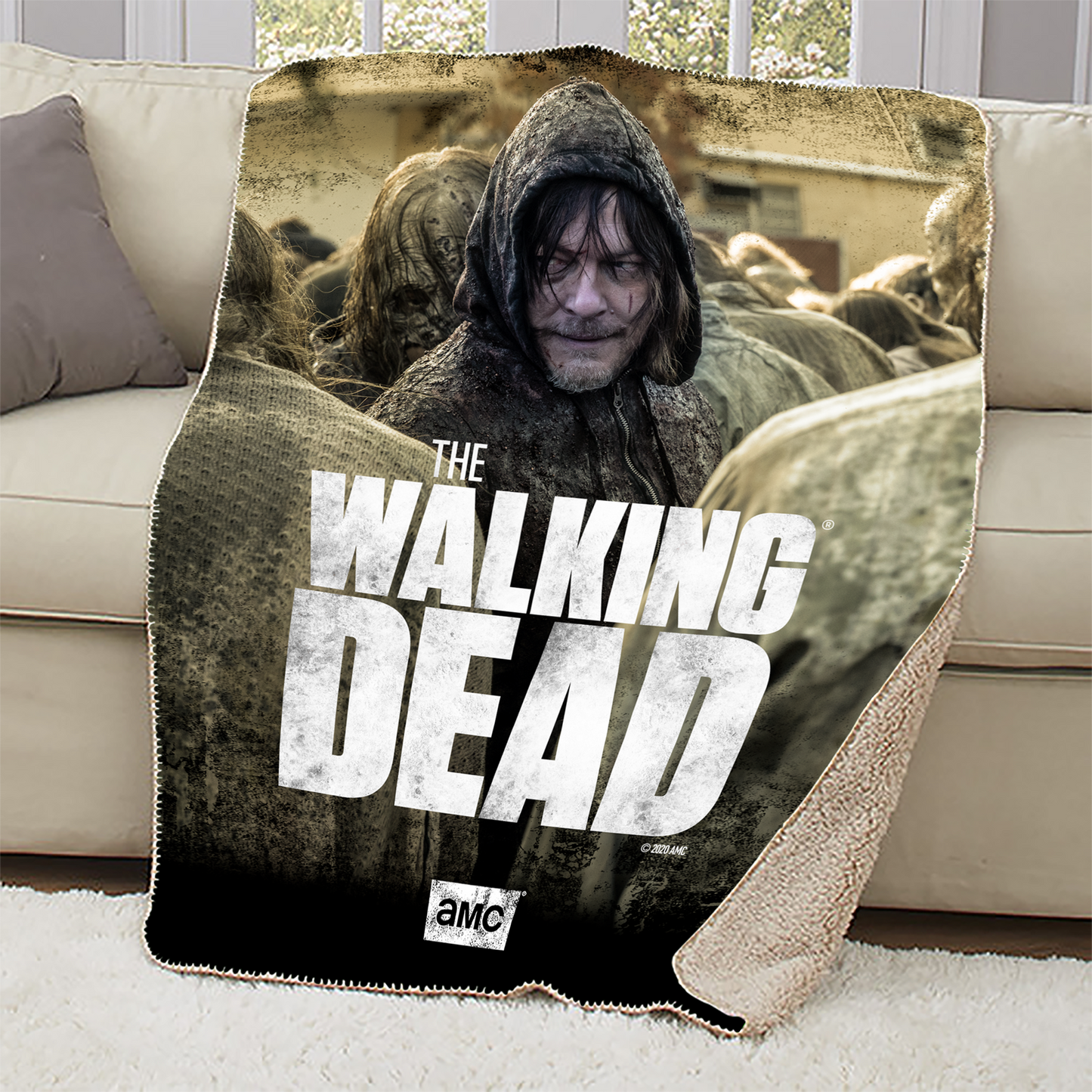 The Walking Dead Daryl Season 10 Finale Sherpa Blanket