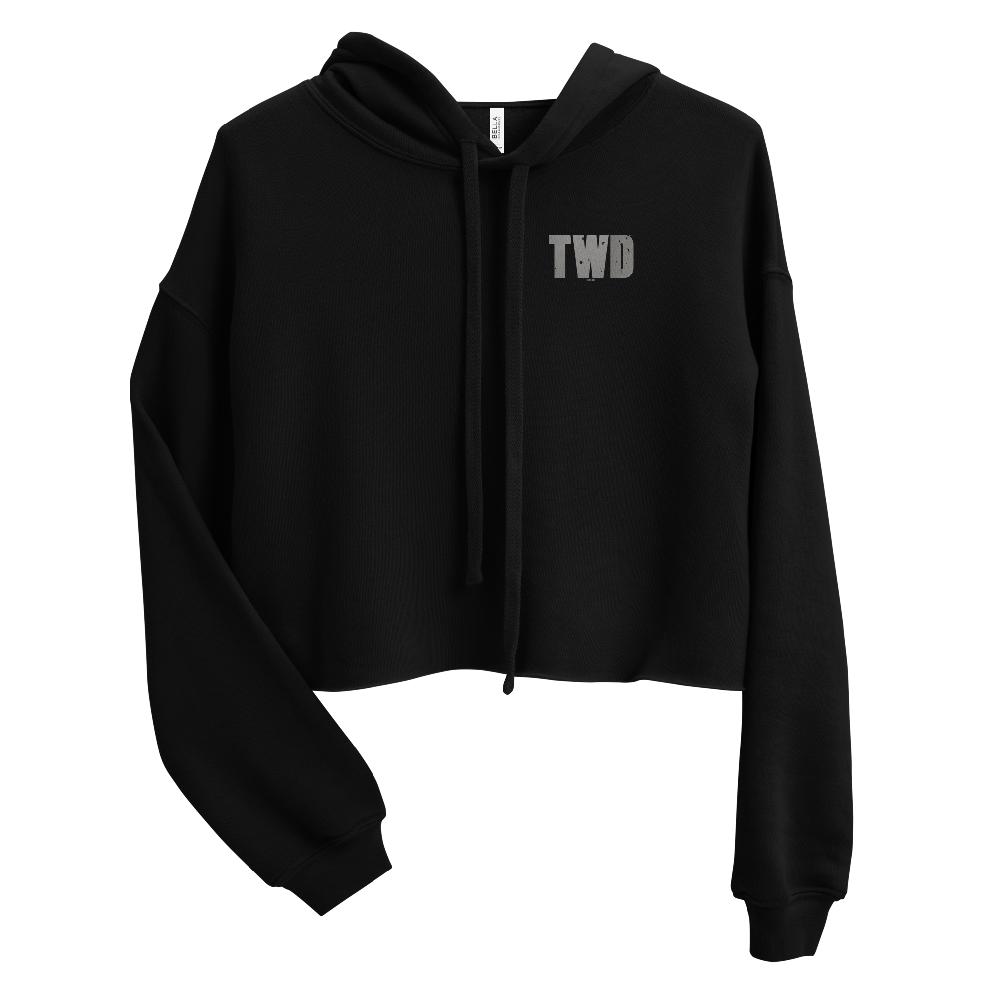 The Walking Dead Daryl's Wings Women's Fleece Crop Hooded Sweatshirt