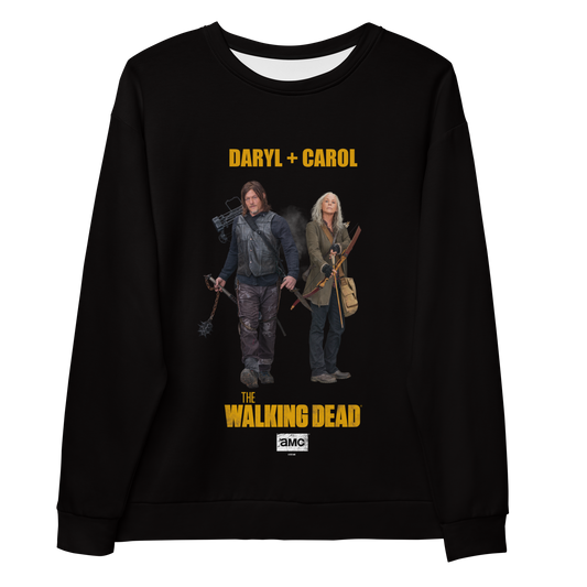 The Walking Dead Daryl + Carol Unisex Crew Neck Sweatshirt-2