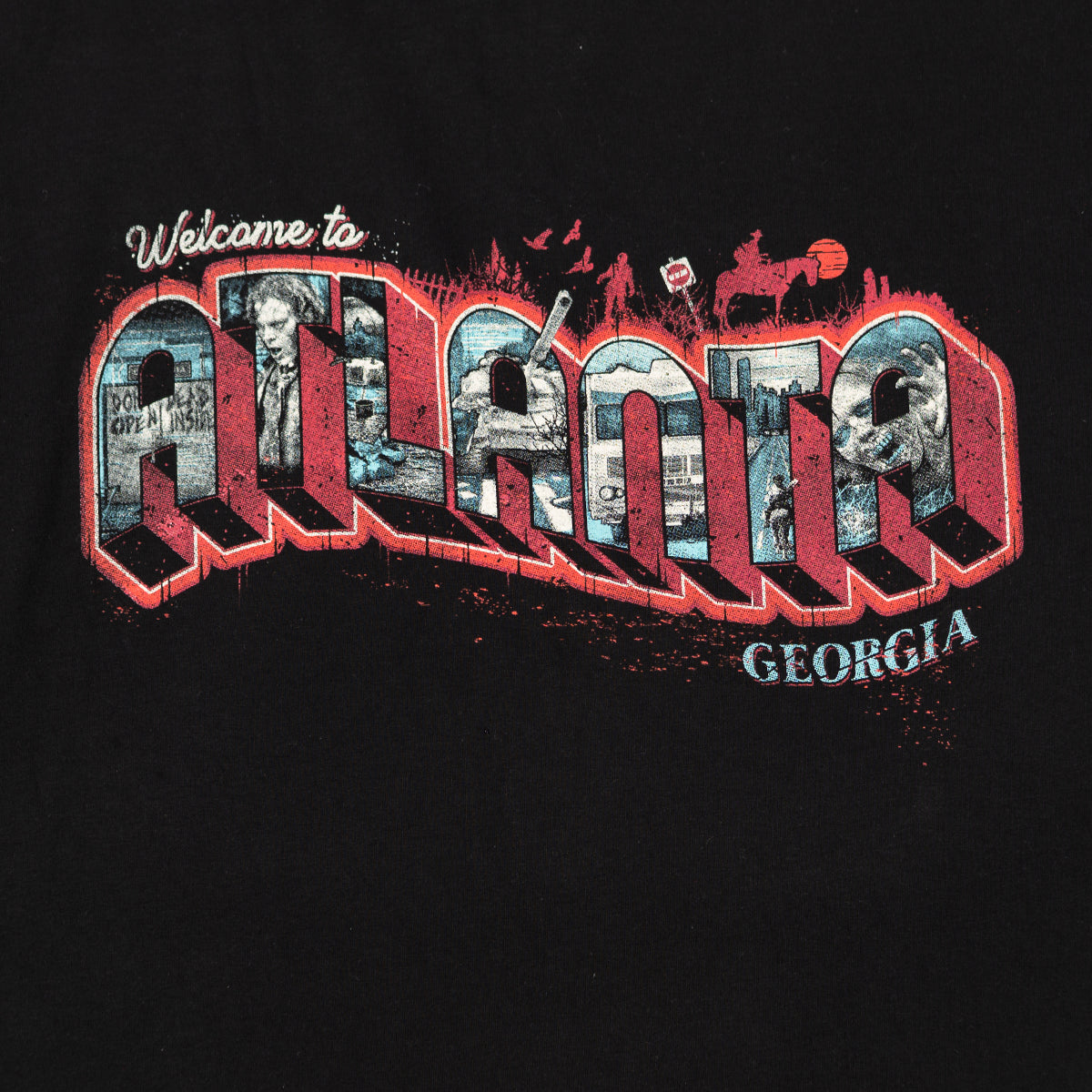 vp-curational The Walking Dead Atlanta T-Shirt Black / Women's L