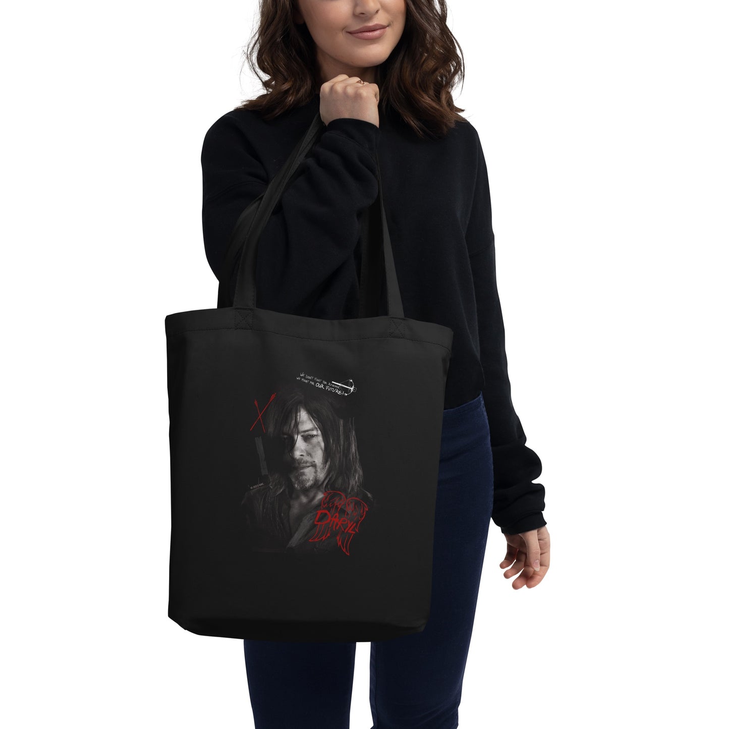 The Walking Dead Daryl Graffiti Tote Bag