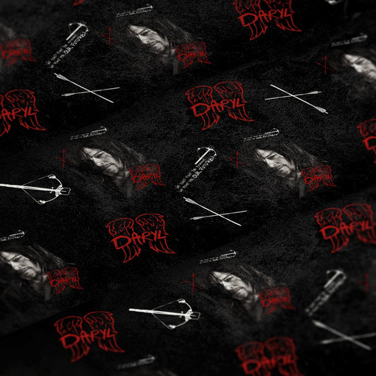 The Walking Dead Daryl Graffiti Wrapping Paper-1