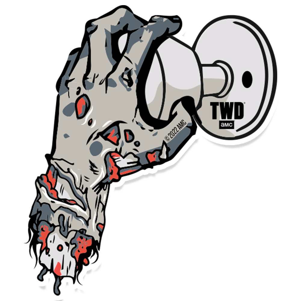 The Walking Dead Doorknob Removable Sticker-1
