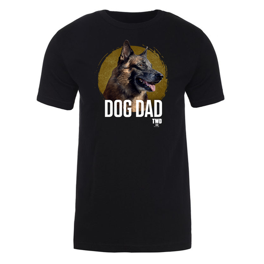 The Walking Dead Dog Dad Adult Short Sleeve T-Shirt-0