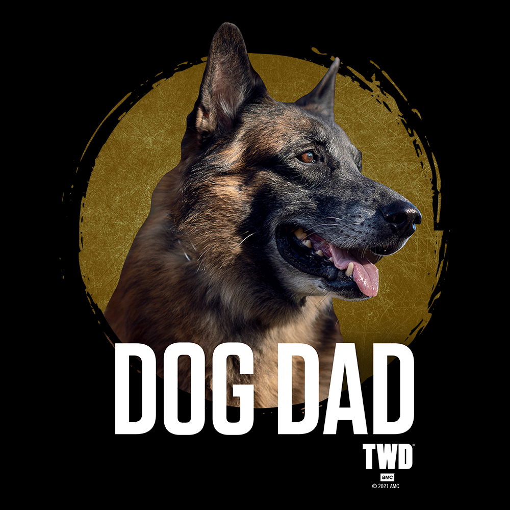The Walking Dead Dog Dad Adult Short Sleeve T-Shirt-1