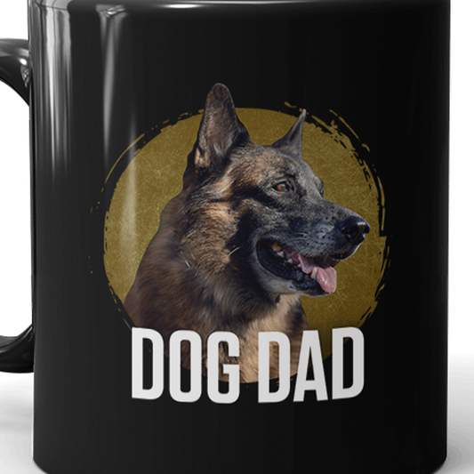The Walking Dead Dog Dad Black Mug-1