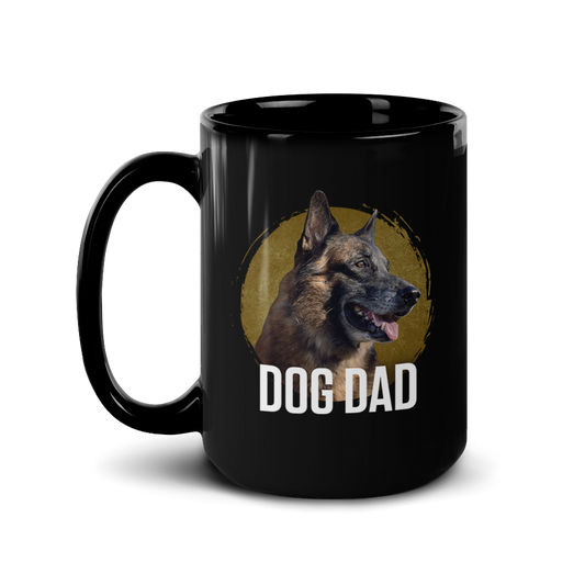 The Walking Dead Dog Dad Black Mug-3