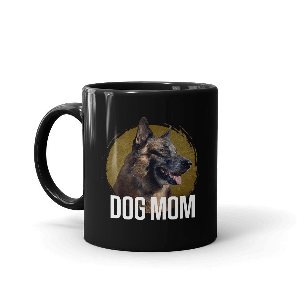 The Walking Dead Dog Mom Black Mug