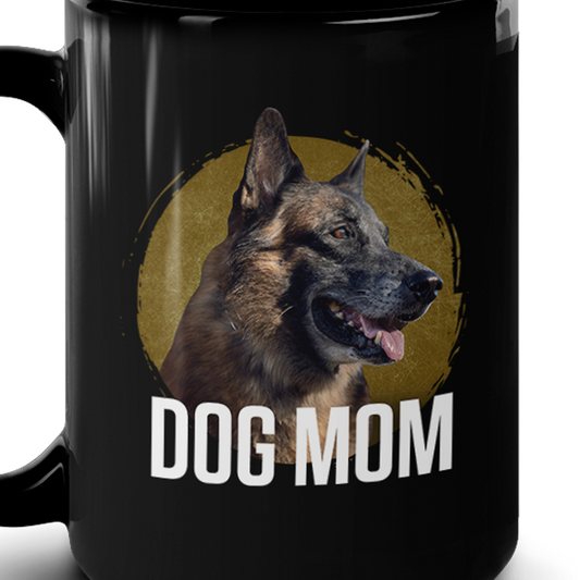 The Walking Dead Dog Mom Black Mug-1