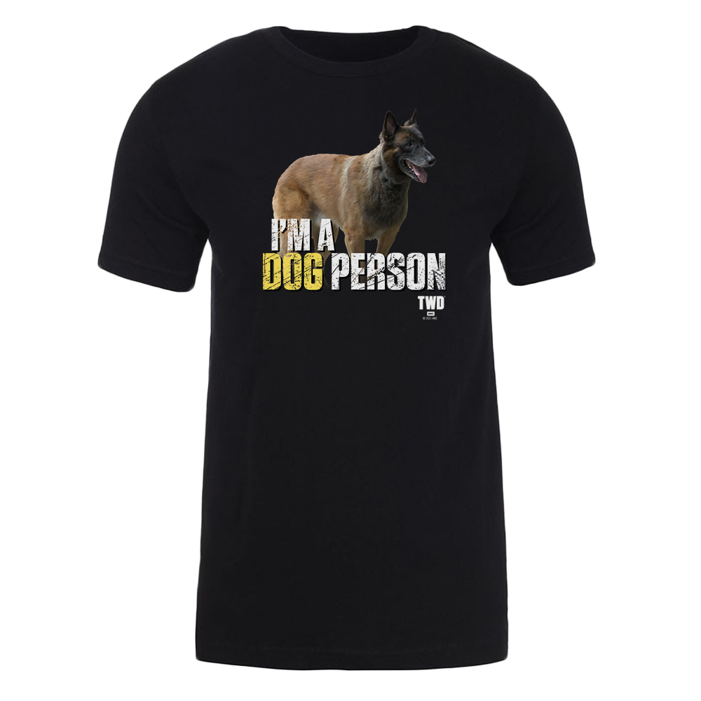 The Walking Dead Dog Person Adult Short Sleeve T-Shirt-0