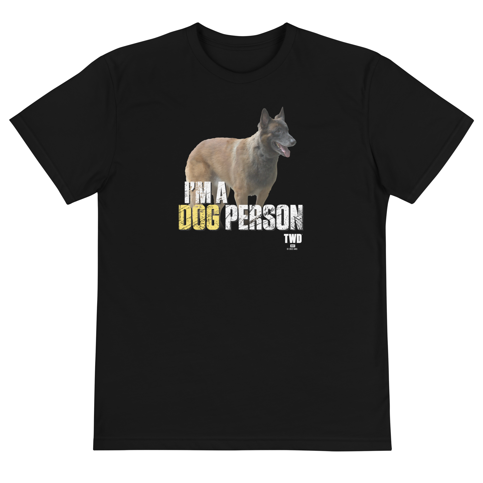 The Walking Dead Dog Person Adult Eco Short Sleeve T-Shirt-0
