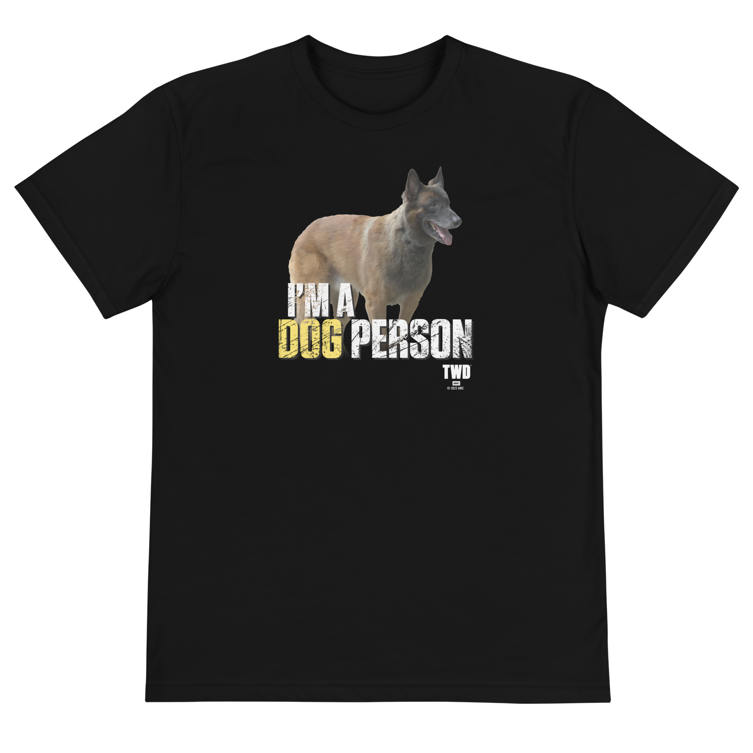 The Walking Dead Dog Person Adult Eco Short Sleeve T-Shirt