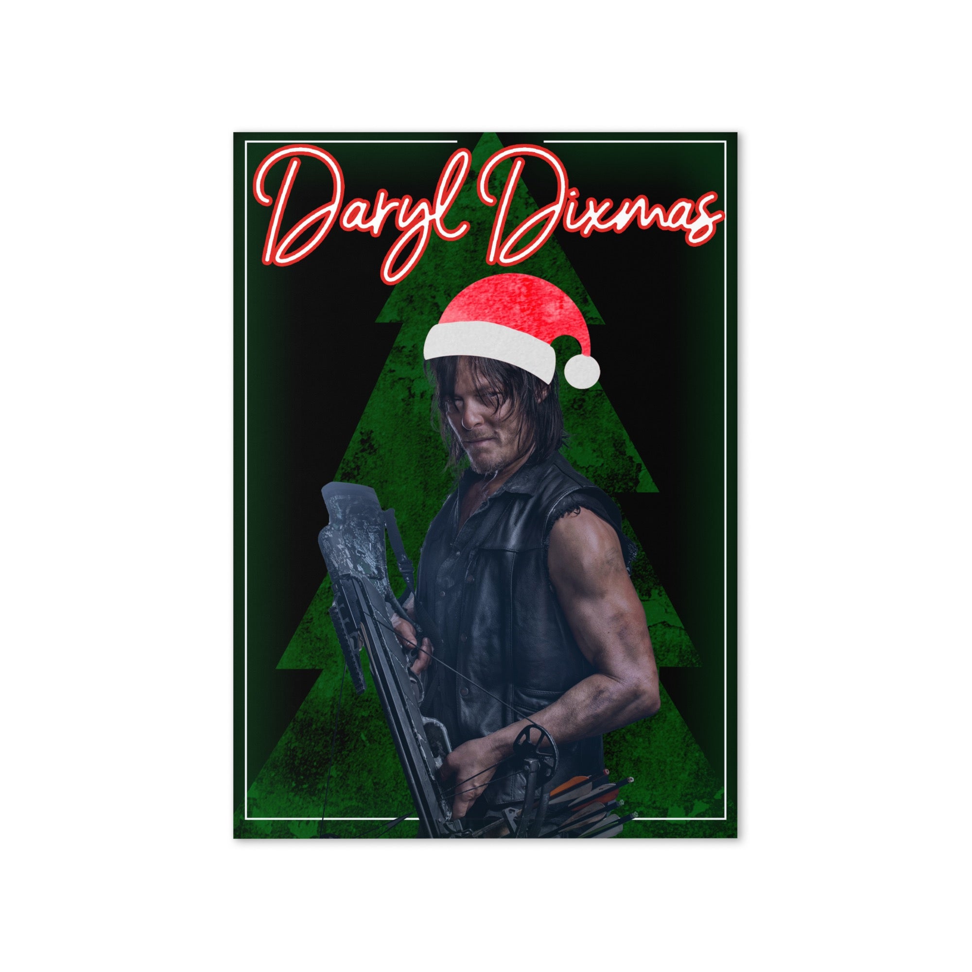 The Walking Dead Daryl Dixmas Greeting Card-0