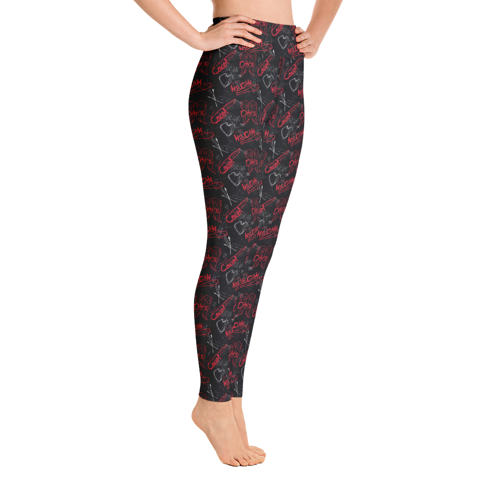 The Walking Dead Edge Women's All-Over Print Yoga Leggings