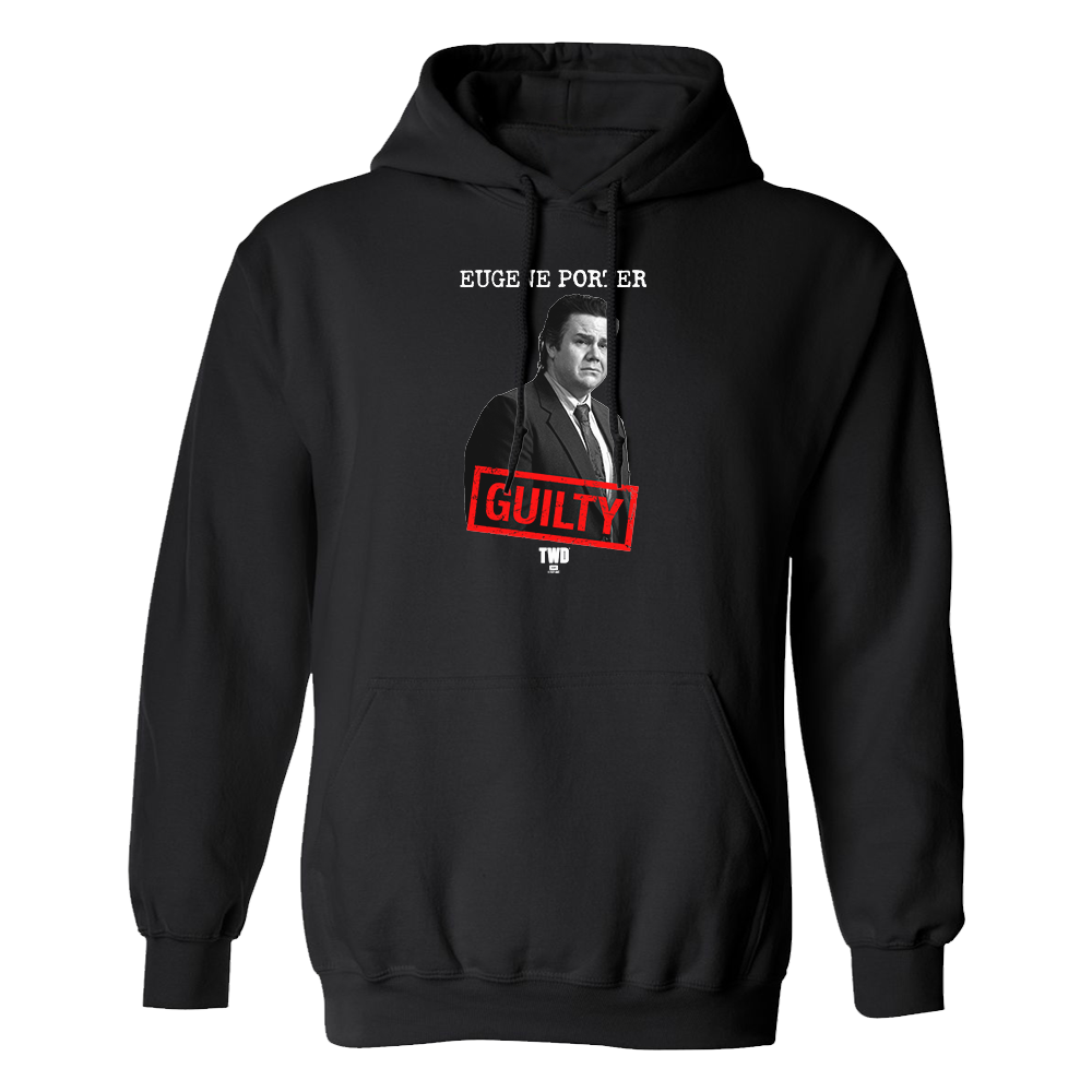 The Walking Dead Guilty Eugene Fleece Hooded Sweatshirt-0