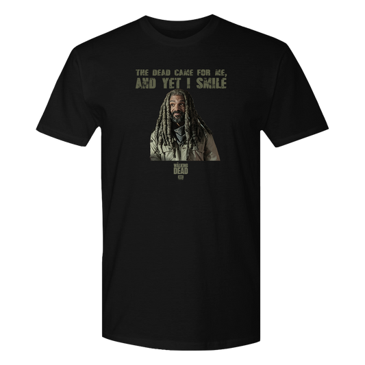 The Walking Dead Ezekiel And Yet I Smile Adult Short Sleeve T-Shirt-0