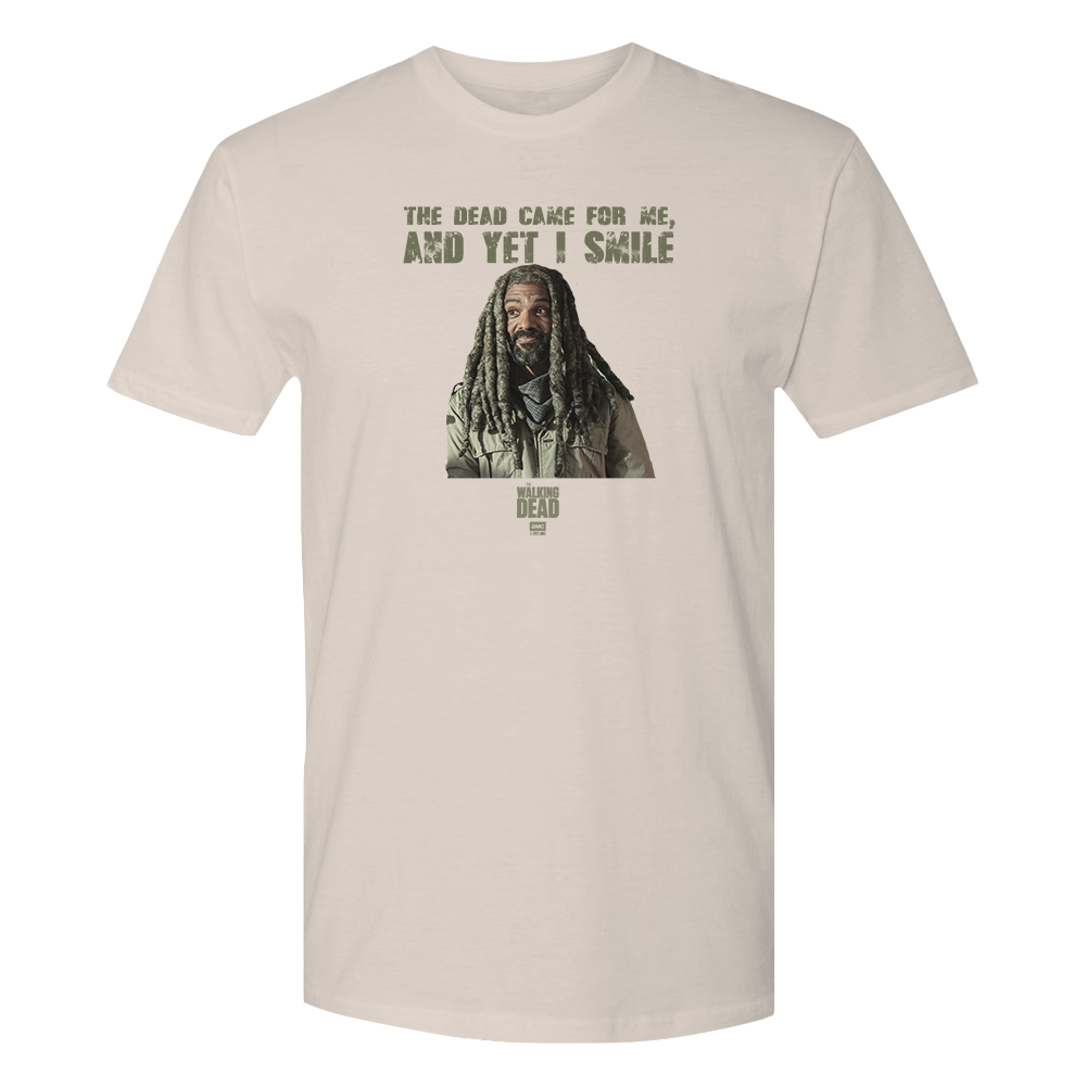 The Walking Dead Ezekiel And Yet I Smile Adult Short Sleeve T-Shirt-2