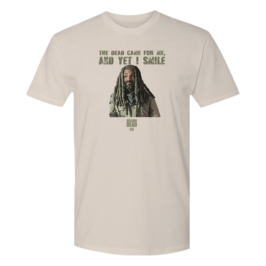 The Walking Dead Ezekiel And Yet I Smile Adult Short Sleeve T-Shirt-2