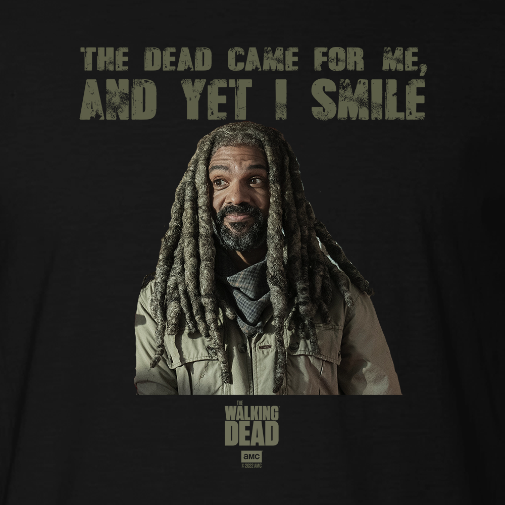The Walking Dead Ezekiel And Yet I Smile Adult Short Sleeve T-Shirt-1