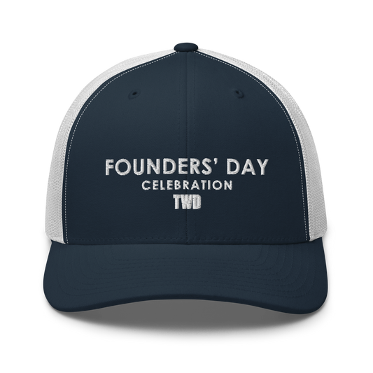 The Walking Dead Founder's Day Retro Trucker Hat-0