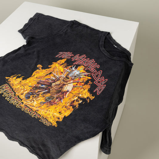 The Walking Dead Farewell Tour Walker Vintage Distressed T-Shirt-4