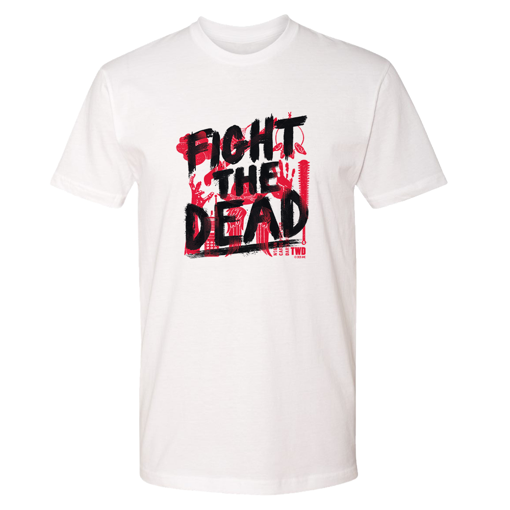 The Walking Dead Fight The Dead Adult Short Sleeve T-Shirt-2