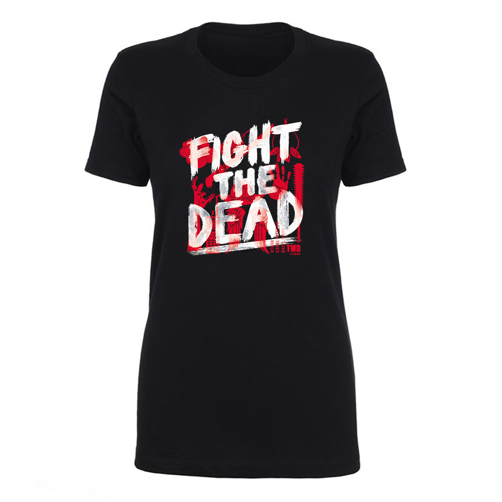 The Walking Dead Fight The Dead Women's Short Sleeve T-Shirt-0