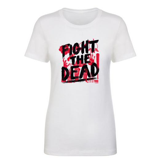 The Walking Dead Fight The Dead Women's Short Sleeve T-Shirt-2