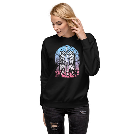 The Walking Dead Daryl Dixon Stained Glass Adult Sweatshirt-2