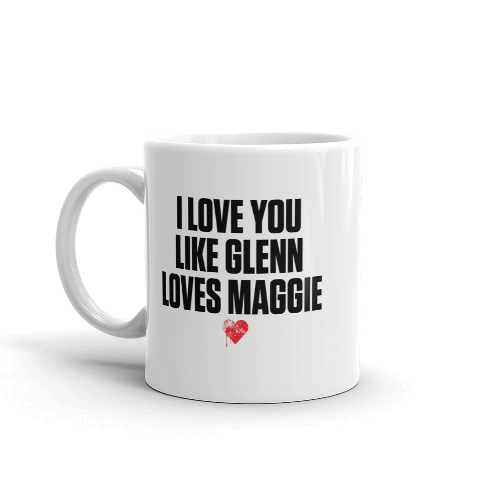 The Walking Dead Glenn Loves Maggie White Mug-2