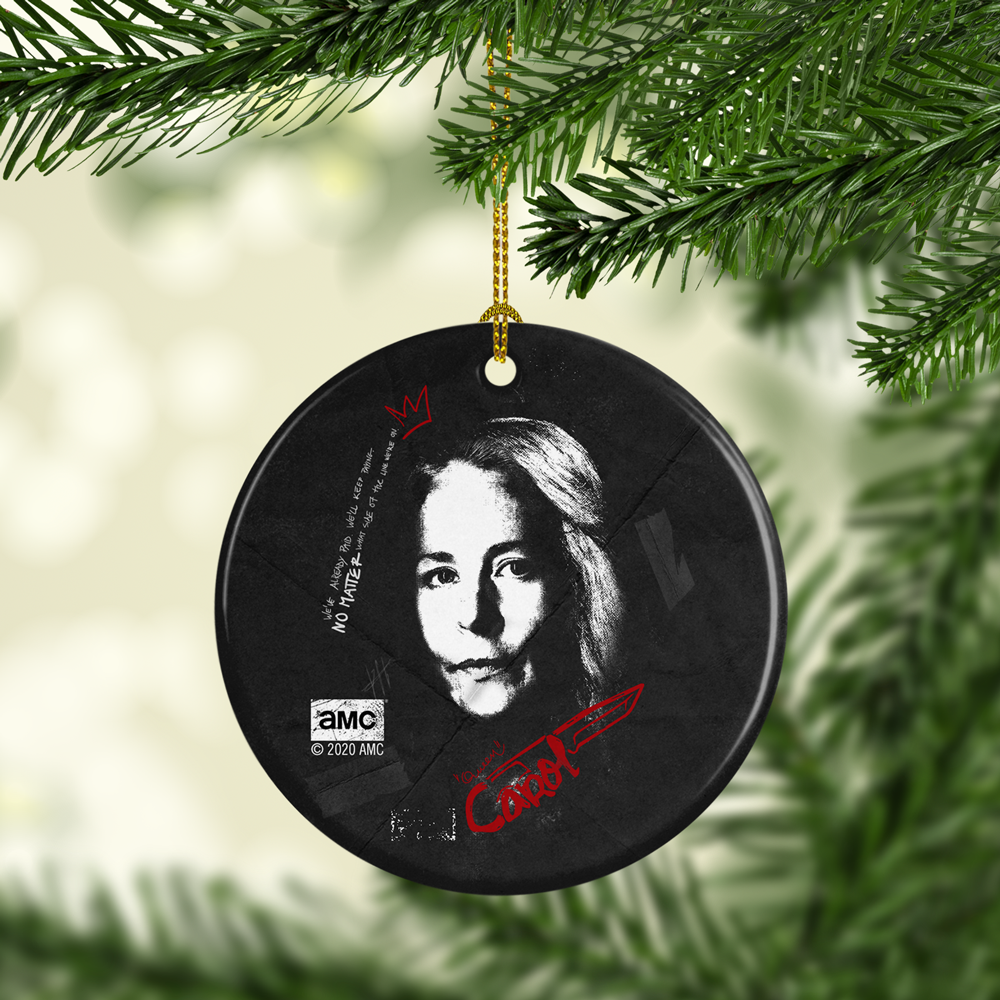 The Walking Dead Carol Graffiti Double-Sided Ornament