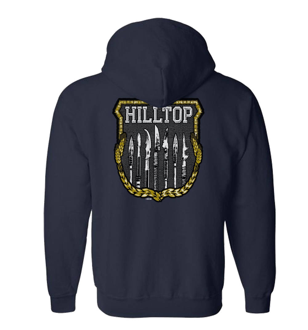 The Walking Dead Hilltop Fleece Zip-Up Hooded Sweatshirt-5