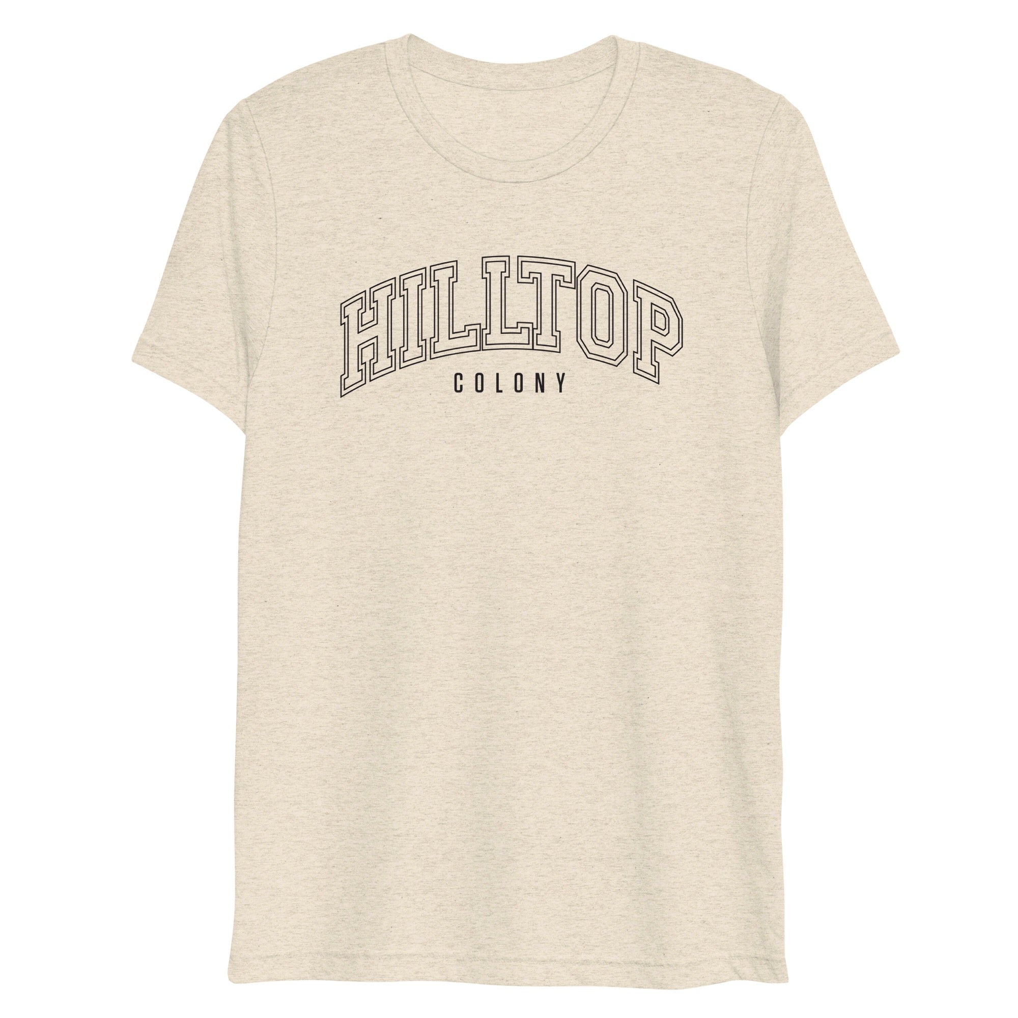 The Walking Dead Hilltop Collegiate Adult Tri-Blend T-Shirt-0