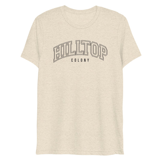 The Walking Dead Hilltop Collegiate Adult Tri-Blend T-Shirt-0