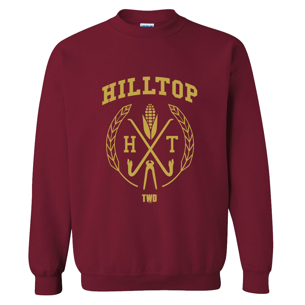 The Walking Dead Hilltop Collegiate Fleece Crewneck Sweatshirt-0