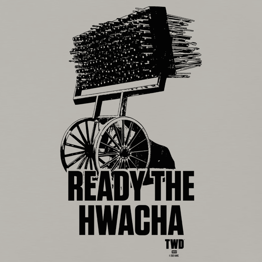 The Walking Dead Ready the Hwacha Adult Short Sleeve T-Shirt-1