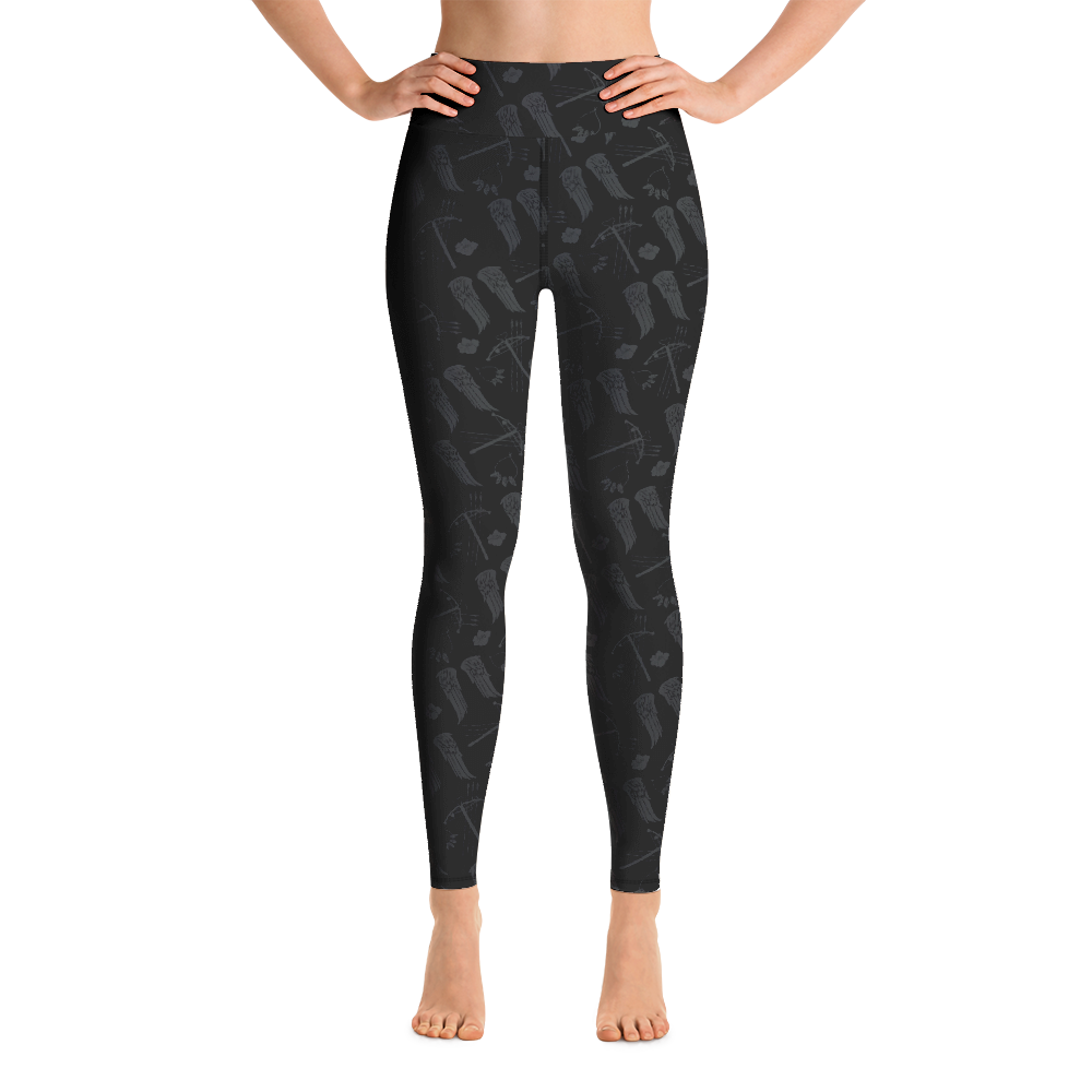 The Walking Dead Icons Women's All-Over Print Yoga Leggings