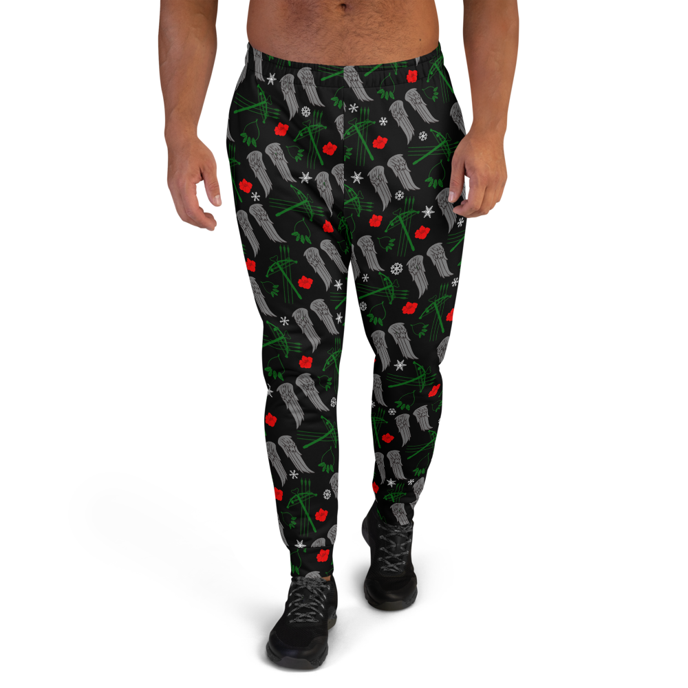 The Walking Dead Icons Holiday All-Over Print Men's Joggers-0