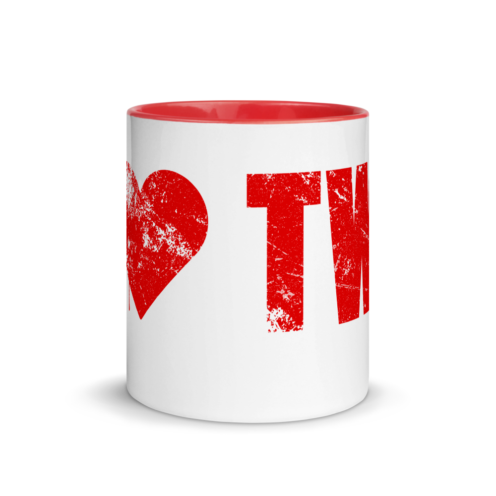 The Walking Dead I Heart TWD Two-Tone Mug