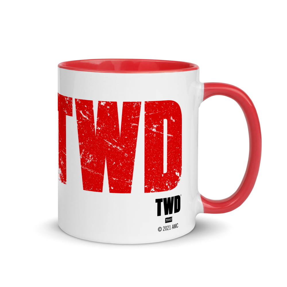 The Walking Dead I Heart TWD Two-Tone Mug-2