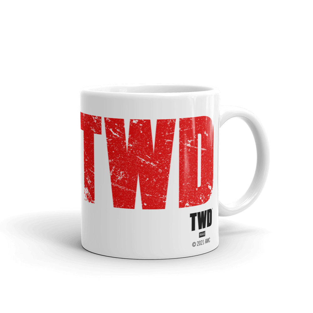 The Walking Dead I Heart TWD White Mug