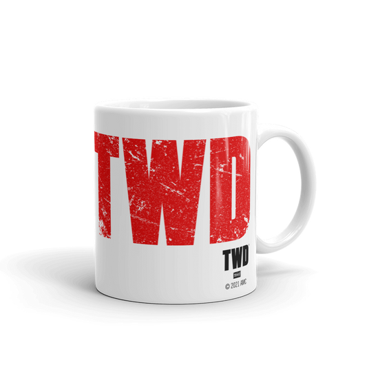 The Walking Dead I Heart TWD White Mug-2